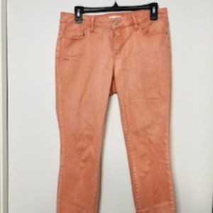 Jessica Simpson - Coral Rolled Crop Skinny Stretch Jeans - Size (W 32" x L 34")
